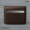 Zays Premium Leather Super Slim Card Holder Mini Wallet Handcrafted Durable Stylish Compact Wallet for Men And Women | Credit And Debit Card Holder Slim Wallet for Travel And Everyday Use (Brown).