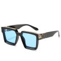 Luxury Brand Fashion Steampunk Sunglasses Women 21 Colors Square Anti-glare Driving Sun Glasses For Men zonnebril dames.