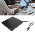 External DVD Drive High Speed Removable 9.5mm Thick Mobile External Optical Drive Case for Desktop Laptop. 