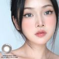 OVOLOOK-1Pair/2pcs Natural Lenses Bubble Series Beauty Pupils Color Contact Lenses for Eyes with Myopia Brown Gray Lens Yearly. 