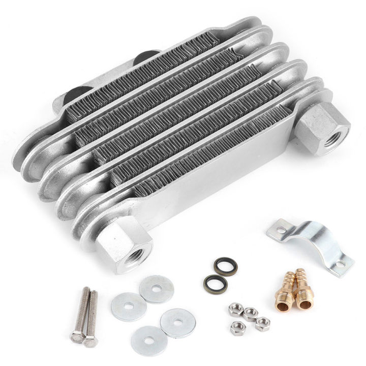 7 Row Universal Engine Oil Cooler Cooling Radiator for 125-250CC Motorcycle Dirt Bike ATV