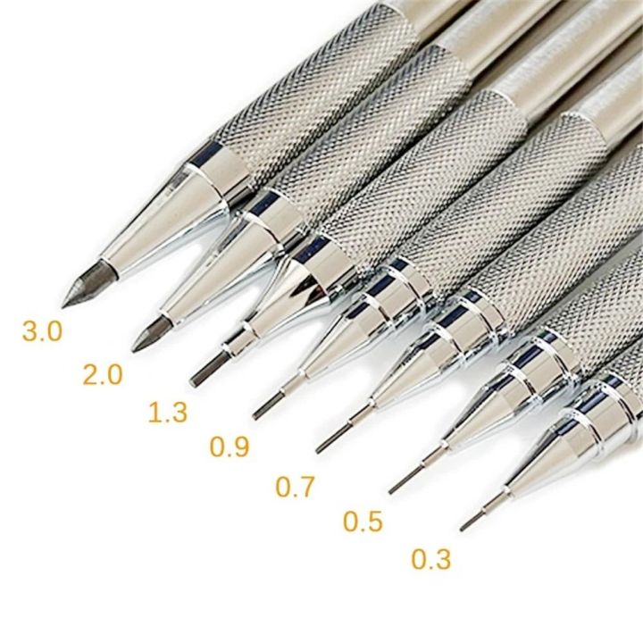 Stainless%20Steel%20Mechanical%20Pencil%200.3/0.5/0.7/0.9/1.3/2.0/3.0mm%20Mechanical%20Automatic%20Pencil%20for%20Students%20Drawing%20Propelling%20Pen%20-%20Image%205