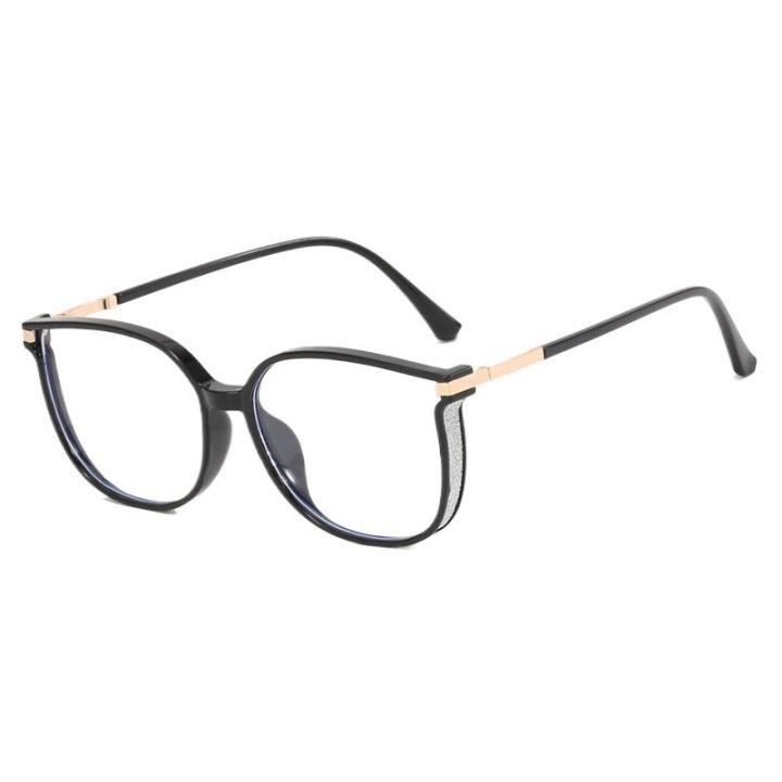 2024%20Summer%20Trendy%20Women's%20Ultra-light%20Blue%20Light%20Blocking%20Glasses%20Frames%20for%20Large%20Face,%20Stylishly%20Slimming%20with%20Prescription%20Lens%20Compatible%20-%20Image%205