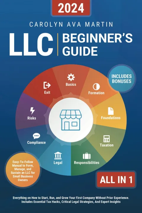 LLC Beginner's Guide [All-in-1]: Everything on How to Start, Run, and Grow Your First Company Without Prior Experience. Includes Essential Tax Hacks, Critical Legal Strategies, and Expert Insights by Carolyn Ava Martin