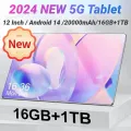 Newest Tablet P70 5G 12 Inch Global Version Android 16GB+1TB Android 14.0 20000mAh Dual SIM 10 Core Bluetooth Tablet PC Network. 