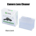 2UUL kamera taşınabilir Lens temizleyici 48 adet/kutu reçine sentetik sopa toz parmak izi kaldırma telefon kamera Lens temizleme aracı için. 