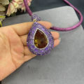 High-end Luxury Changing Color Sudan Stone Snake Skin Gothic Jewelry Women's Wedding Accessories. 