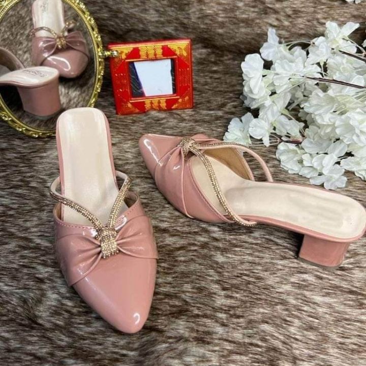 Nagra fashionable balance boxHeel for women