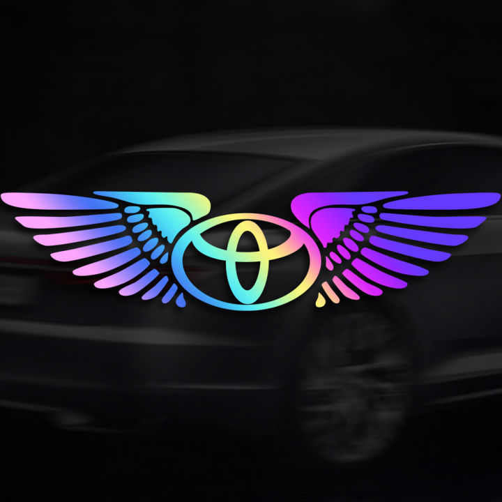 TOYOTA%20Car%20Strong%20Reflection%20Sticker%20Front%20Rear%20Windshield%20Decal%20Reflective%20Laser%20Decorative.%20-%20Image%202
