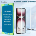 3 Pcs For HUAWEI Pura 70 Ultra P30 P40 Pro+P50 P60 P70 Pro Glass Screen Protector Explosion-proof Protective with Install Kit. 
