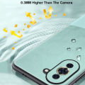 For Huawei Nova 10 Case 360 Degrees Protection Leather Soft Border Anti-fingerprint Color Blocking Design For Huawei Nova 10 Back Cover.