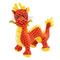 2024 Year of the Dragon Mascot Plush Toys Annual Meeting Cute Simulation Dragon Doll Year of the Dragon Mascot Doll Wholesale.
