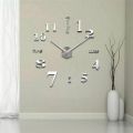 3D Diy Mirror Wall Clock.