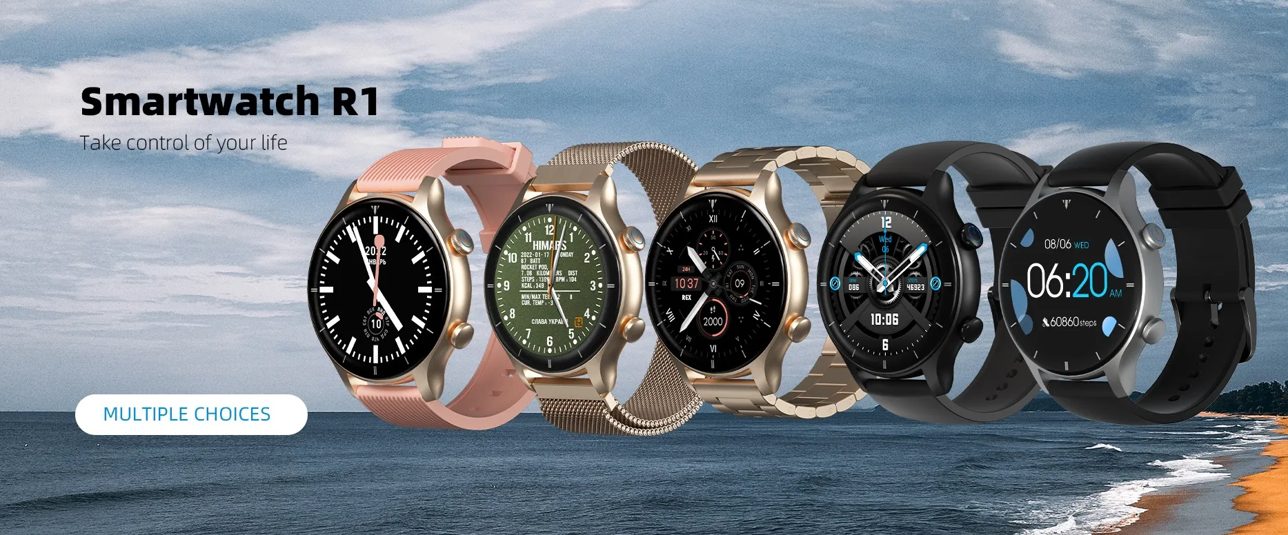 G-TiDE R1 Goldman Calling Smart Watch collection - XPRS