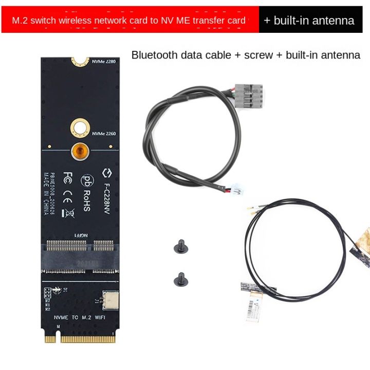 Ngff%20M.2%20Ax200%20Ax210%20Wireless%20Network%20To%20Nvme%20Ssd%20Solid%20State%20Drive%20Interface%20Wifi%20Adapter%20-%20Image%203