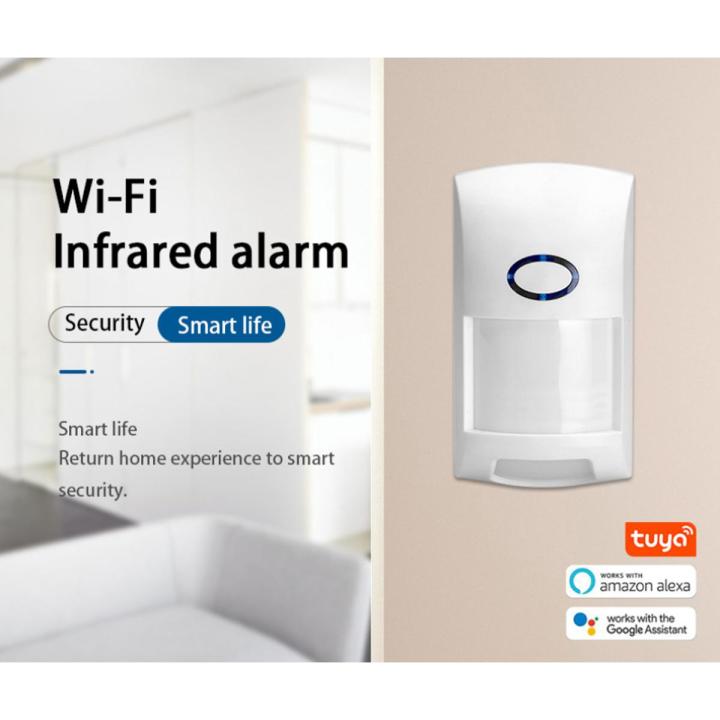 Tuya Smart WiFi Infrared Detectors Motion Sensor Alarm Compatible With Tuya APP Smart Life APP brand new and high quality
