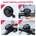 Bicycle Cycling Bell Ring Mountain Road Bike Plastic Warning Safety Alarm Bicycle Handlebar Alarm Ring Bell Bicycle Accessories. 