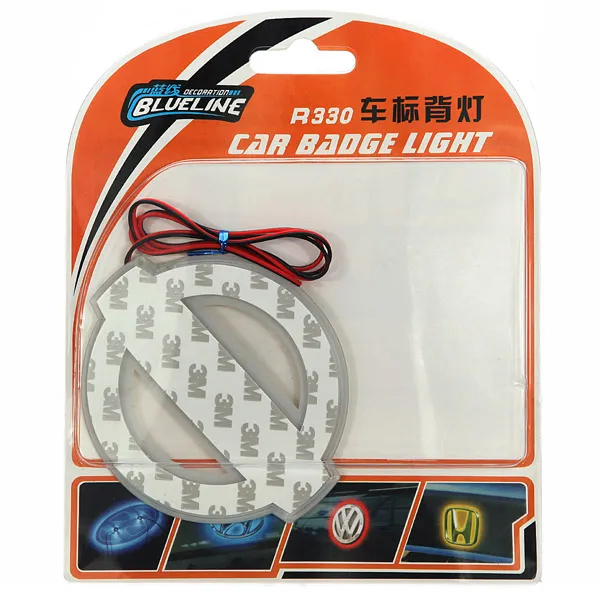 LED Car Back Logo Premium Light Decal Badge Lamp Emblem Sticker for ...
