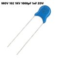 5Pcs MOV 102 1KV Metal Oxide Varistor 1000pF 1nF ZOV.