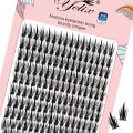 Yelix 160 clusters anime lashes Cosplay lash clusters wispy japanese makeup spikes eyelashes strands eyelash.