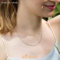 Silver plated Stainless Steel Round Snake Chain For Men And Boys. 