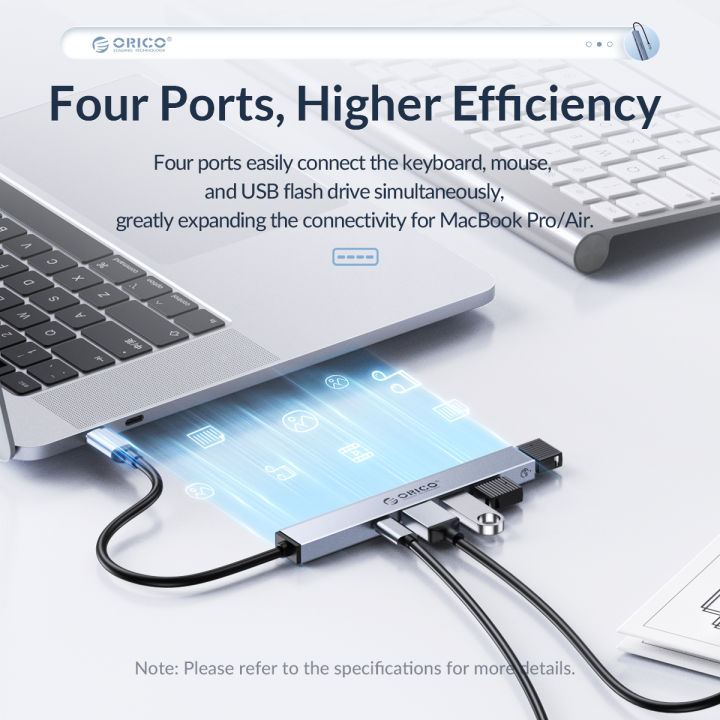 ORICO%20AHC1-3TF%204-Port%20USB%203.0%20Type-C%20Hub%20-%20Image%204