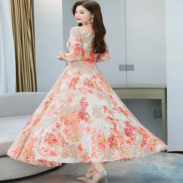 Attractive%203D%20Digital%20Print%20Long%20Party%20Gown%20Dress%20%E2%80%93%20Stylish%20One-Piece%20Kurti%20for%20Women%20(Free%20Size)%20-%20Image%206