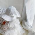 New Summer Panama Baby Sun Hat Outdoor Baby Girls Hat Lace Bowknot Cotton Baby Hat Kids Sun Caps Toddler Sunscreen Cap.