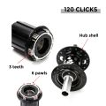 TANKE Bicycle 4 Bearing Hub 120 Ring Quick Release Barrel Shaft Colorful Aluminum Alloy Mountain Bike Hub Accessories. 