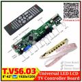Universal LED LCD Motherboard 12V Supply VGA HDMI Input USB Media Player Clear OSD Screen Similar DS-V59 V56 CV56XL-L T.V56.03 T.R83.03 T.R67.03 T.SK.105A.03 Unisoc Processor. 
