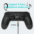 dPC dual vibration handle for ROG Bluetooth DATA F compatible game controller for PS4/Slim/Pro wireless game joystick for IOS/Androi. 
