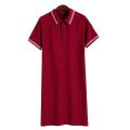 Women's Casual Dress Short Sleeve Cotton Summer Sports Midi Dress for Women Polo Golf Tennis Dresses. 