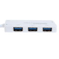 HXSJ High-speed USB 3.0 Hub 4 Port USB Splitter USB Hub 3.0 Adapter La-ptop Accessories for PC Computer.