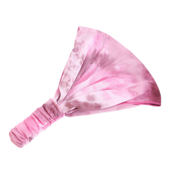 Bandage%20For%20Women%20Girl%20Headband%20Hair%20Bands%20Beach%20Sports%20Elastic%20Cotton%20Headbands%20Turban%20Tie%20Dye%20-%20Image%203