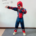 Iron Spider-Man kids muscle show clothes Halloween costumes cosplay prom dress up props costumes fall and winter. 