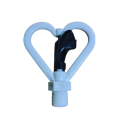 1-Piece Half (0.5) Inch Size External or Male Thread Plastic Butterfly Sprinkler High Quality Plastic Body for Field Crops, Vegetables, Garden Irrigation as well as Temperature Control in Poultry and Dairy Farm..
