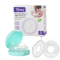 2pices Silicone Wearable BreastMilk Collector With Carrying Box. 