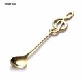 OIMG Stainless Steel Mini Stirring Spoon With Music Symbol Handle For Tea Coffee. 