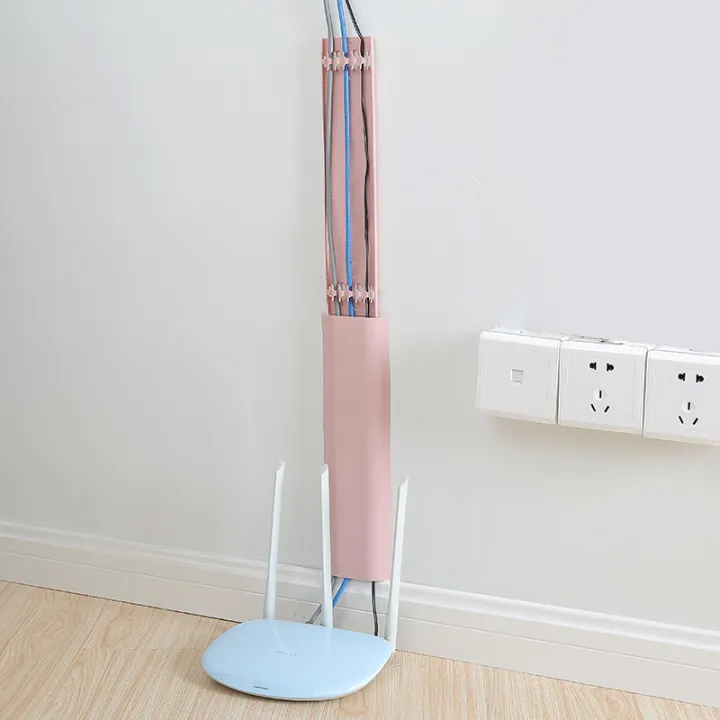 Wall%20Network%20Cable%20Routing%20Device%20Tv%20Cable%20Cover%20Trough%20Invisible%20Shielding%20Power%20Wire%20Cover%20Nail%20Free%20Wire%20Storage%20Organizer%201Pcs%20-%20Image%206