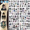 2023 New Tv Series Wednesday Addams Movie Tattoo Stickers Movie Art Sticker For Women Girls Role Play Fun For Kid Toy.