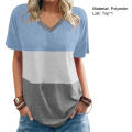 Women Shirt Eye-catching Easy-wearing Short Sleeve Tops Women Apparel. 