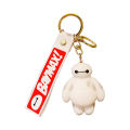 Disney Baymax Big Hero Keychains Cartoon Doll Pendant Keyring for Boys Girls Figure Accessories Gifts.