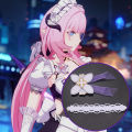 Lord Santa cosplay Honkai Impact 3 Elysia hair ornament Summer Miss Fairy cos headgear prop. 