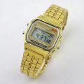 Gold Steel Bracelet Watch For men A159WGEA-1. 
