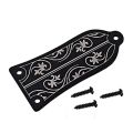 Guitar Truss Rod Cover GR34 Truss Rod Shape Case for Electric Guitar Les Paul Epiphone (Black).