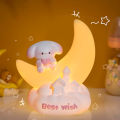 Sweet Puppy Small Night Lamp Cute Cartoon Puppy Vinyl Star Light Bedroom Bedside Lamp Decoration Birthday Gift. 