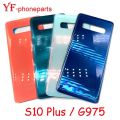 AAAA Quality 6.4 Inch For Samsung Galaxy S10 Plus G975 Back Battery Cover With Camera Lens Housing Case Repair Parts.