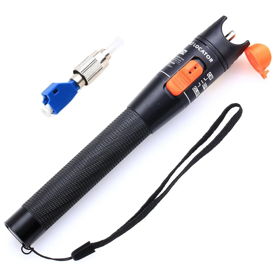 10mW Visual Fault Locator (VFL) Pen - Fiber Optic Tester Tool, Red Laser Up To 10KM