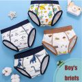 Children Boys Boxer Briefs Cotton Underwear Small Medium Big Boys 12-15 Years Old Teenager Shorts Breathable M L XL 2XL3XL.