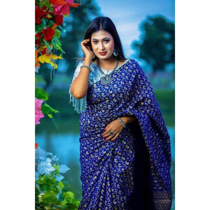 Exclusive Designer Screen Print Resom Silk Saree / Dhupian cotton For Stylesh & fashionable best dress for women .